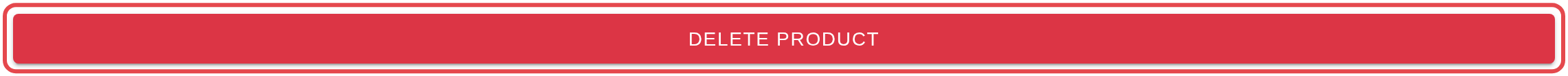 The Delete product button, at the bottom of the edit screen
